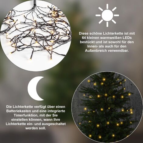 Tannenbaum Lichterkette Aussen