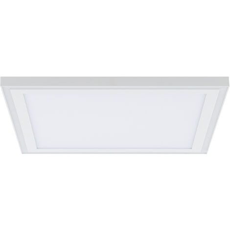 Metall integriert W 40x40cm weiß Brilliant weiß LED Deckenaufbau-Paneel 24 Lampe Laurice LED