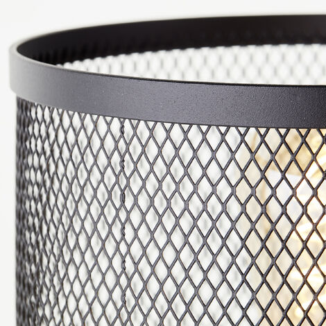 Brilliant Lampe Maze Tischleuchte 20cm schwarz korund Metall/Glas schwarz  1x A60, E27, 60 W