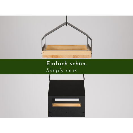 Jemeni Metall-Vogelhaus Für Draußen – 3 Nistkästen Mit Sitzstangen, Hängend, Rustikales Design