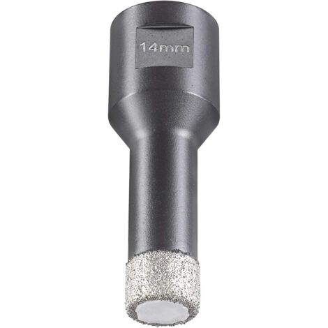 kwb 500214 Diamant Fliesen-Loch-Bohrer für Winkelschleifer, Lochsäge mit M14-Aufnahme, Diamont-Bohrkrone Durchmesser 14 mm