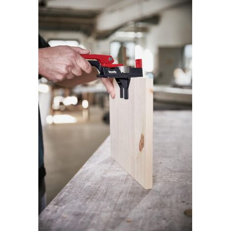 Holz-Dübellehre Set – Selbstzentrierend, Mit 6 Bohr-Buchsen, Aluminium
