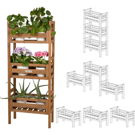 needs&wants® 3fach multifunktional Pflanzenständer Blumenständer aus