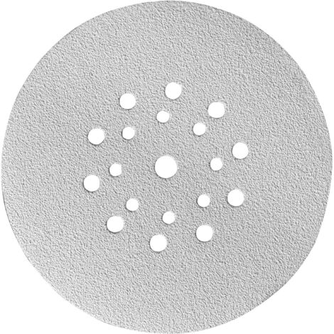 kwb Quick-Stick Schleif-Scheibe 'für Langhalsschleifer K 180 225 mm Ø, Stearat Beschichtung, gelocht mit Klett (1/4)