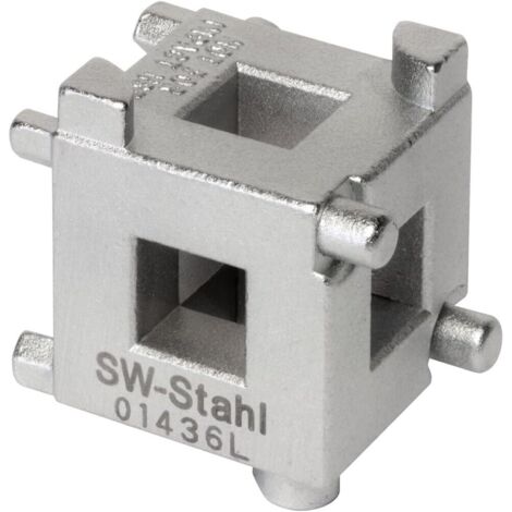 SW-Stahl 01436L Bremskolben Rückdrehwürfel I Universal Kolbenrücksteller I Bremskolben-Rückstell-Werkzeug I für Bremssättel mit Handbremsfeststellung
