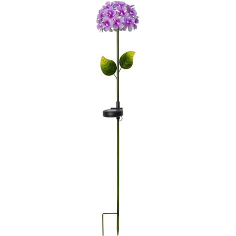 LED-Solarstab "Hortensia", pink (1/5)
