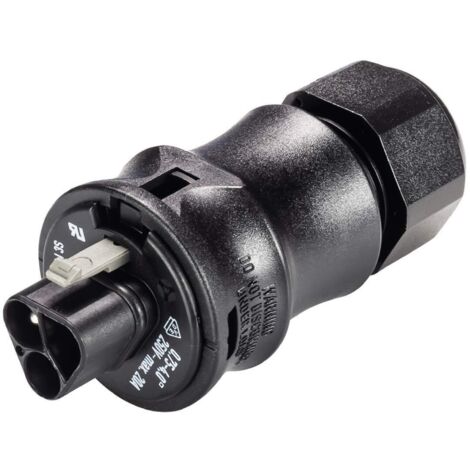 Wieland RST20i3 Steckverbinder Stecker, 3-polig, Schraubanschluss, 0,75-6 mm², für Leitungen 10-14 mm, 96.032.4153.1