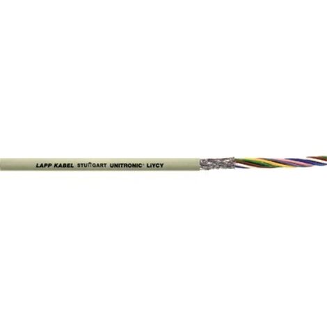10 Meter Lapp 0034702 LiYCY geschirmte Steuerleitung 2x0,75 mm² I PVC Datenleitung grau I LED Verbindungsleitung I Steuerkabel 2 adrig für Schaltschränke (1/2)