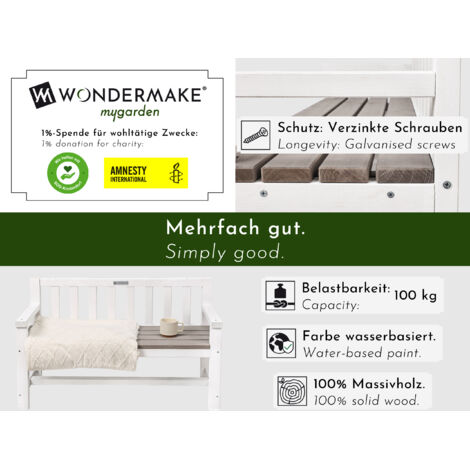Playland Sitzbank Mit Spieltisch Holz Wasserspieltisch