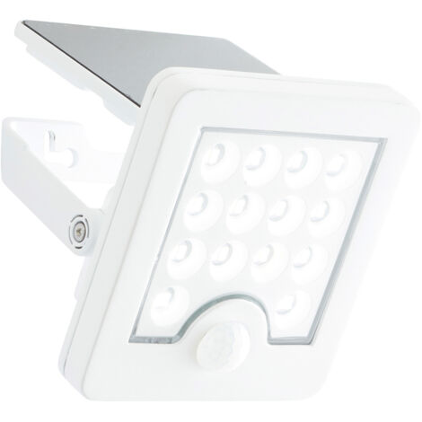 Brilliant Luton G40420/05 Solar-Außenwandleuchte mit Bewegungsmelder  LED  4 W Weiß