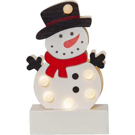 LED Dekoleuchte Schneemann ,Freddy', batteriebetrieben, bunt (1/5)