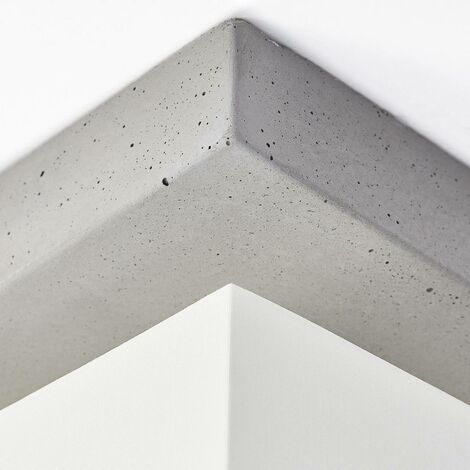 (nicht 40W, Lampe geeignet E27, Normallampen Monty 4flg enthalten) für beton/weiß Deckenleuchte BRILLIANT A60, 4x