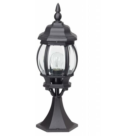Normallampen (nicht 1x IP- A60, geeignet 60W, enthalten) Istria schwarz Lampe E27, 50cm für BRILLIANT Außensockelleuchte