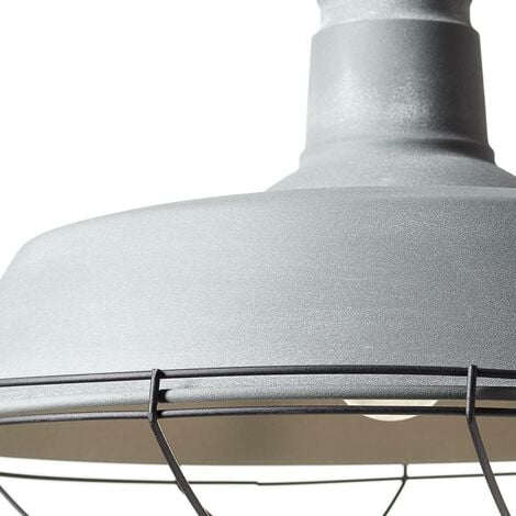 Rope Lampe 1x grau geeignet A60, Pendelleuchte E27, 47cm Normallampen 60W, (nicht für Beton BRILLIANT enthalten)