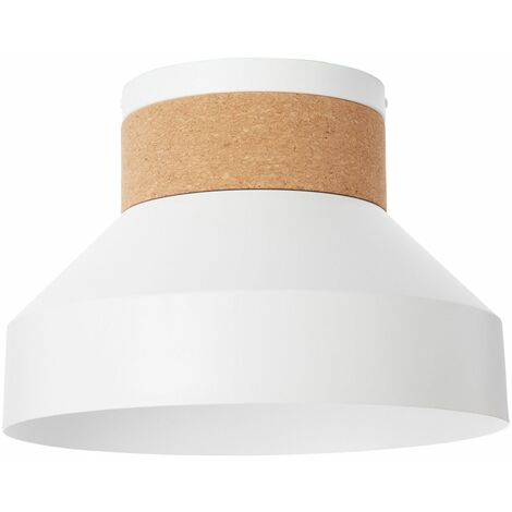 Pilan Gips-Wandleuchte Weiß, 25x25 Cm – Individuell Bemalbar, Für 2x E27 Lampen