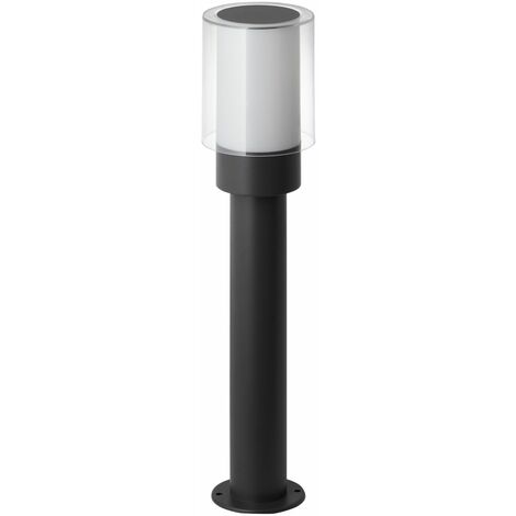 BRILLIANT Lampe, 50cm Außensockelleuchte E27, A60, IP-Schutzart: 18W, - 1x spritzwassergeschützt Arthus 44 anthrazit