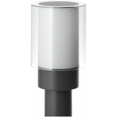 Arthus - spritzwassergeschützt 44 Lampe, 18W, anthrazit, BRILLIANT Außensockelleuchte 50cm 1x A60, E27, IP-Schutzart: