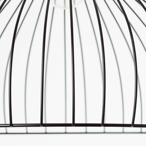 BRILLIANT Lampe, Blacky Pendelleuchte 40cm schwarz matt, 1x A60, E27, 40W,  Kabel kürzbar / in der Höhe