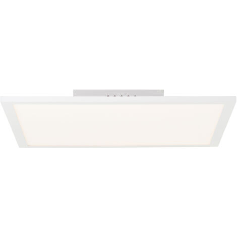 Brilliant Jacinda LED Deckenaufbau-Paneel 40x40cm sand weiß, Metall/ Kunststoff, 1x 26 W LED integriert, (Lichtstrom: