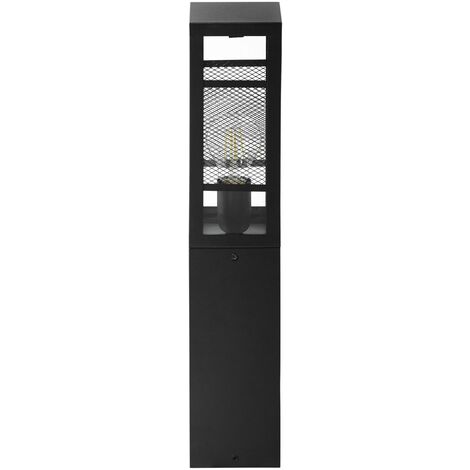 Lampe, A60, Außensockelleuchte Getta 50cm BRILLIANT enthalten) schwarz, Metall/Kunststoff, E27, 40W,Normallampen (nicht 1x