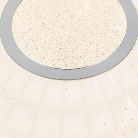 Adria Deckenleuchte BRILLIANT ( weiß/chrom 30cm 2x integriert, Wand- und 12W Deckenleuchten,-funktional Innenleuchten, LED LED