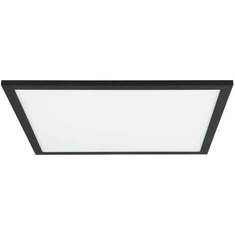 Deckenaufbau-Paneel schwarz, sand BRILLIANT Lampe, LED 1x LED integriert, Metall/Kunststoff, (3120lm, 24W 40x40cm Buffi