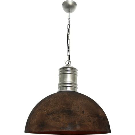 BRILLIANT Lampe Frieda Pendelleuchte 51cm rostfarbend 1x A60, E27, 60W,  geeignet für Normallampen (nicht enthalten) Kette