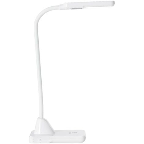 BRILLIANT Lampe Joscha LED Tischleuchte weiß 1x 5W LED integriert, (418lm,  4600K) Mit 3-Stufen-Touchdimmer