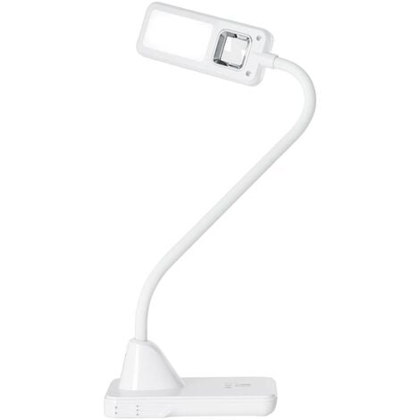 BRILLIANT Lampe Joscha LED Tischleuchte weiß 1x 5W LED integriert, (418lm,  4600K) Mit 3-Stufen-Touchdimmer