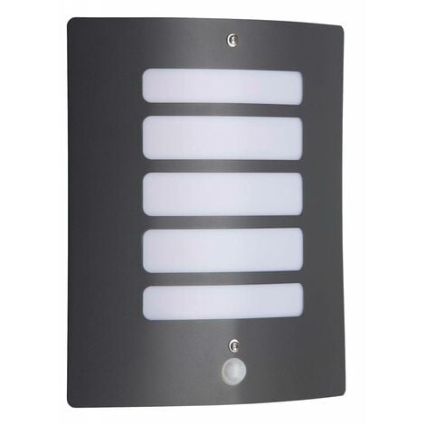 60W, Außenwandleuchte 1x (nicht Normallampen Todd Bewegungsmelder Lampe geeignet anthrazit A60, BRILLIANT E27, für enthalten) IP-