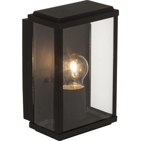 BRILLIANT Lampe Gaia Außenwandleuchte schwarz 1x A60, E27, 60W, geeignet  für Normallampen (nicht enthalten) IP-Schutzart: