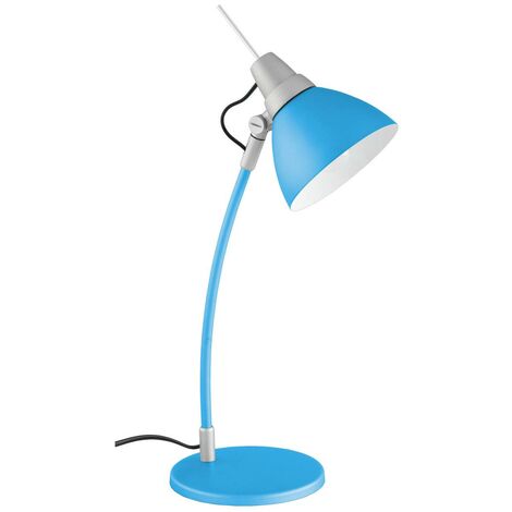 BRILLIANT Lampe Jenny Tischleuchte blau 1x D45, E14, 40W, geeignet für  Tropfenlampen (nicht enthalten) Mit Schnurzwischenschalter