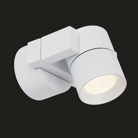 AEG Lampe Kristos LED Außenwandspot weiß 1x 4W LED integriert (COB-Chip),  (360lm, 3000K) IP-Schutzart: