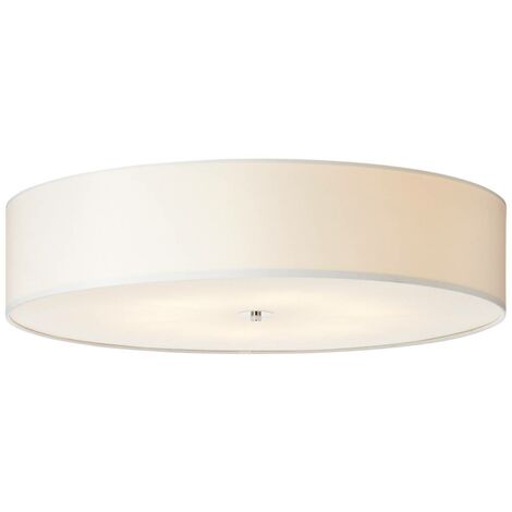 BRILLIANT Lampe Andria Deckenleuchte 70cm weiß/chrom geeignet A60, E27, (nicht für 46W, Normallampen 6x enthalten)