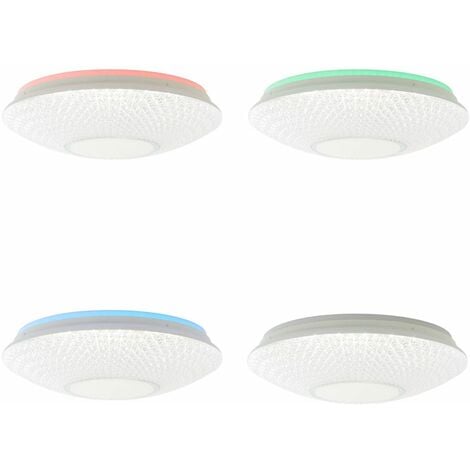 BRILLIANT Lampe Lucian 32W dimmbar weiß LED Deckenleuchte LED integriert, 1x 50cm (3125lm, 3000-6000K) Stufenlos