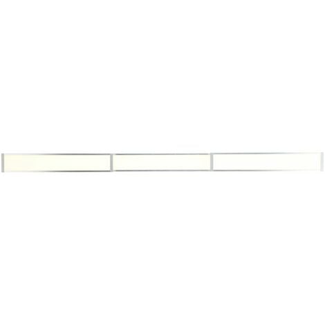 Deckenaufbau-Paneel alu/weiß LED BRILLIANT easyDim 3000K) Lampe (3300lm, 1x 30W Entrance integriert, LED 116x7cm