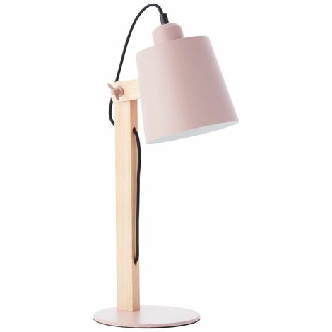 BRILLIANT Lampe 1x geeignet rosa A60, enthalten) E27, Swivel Tischleuchte (nicht 30W, für Normallampen Mit matt