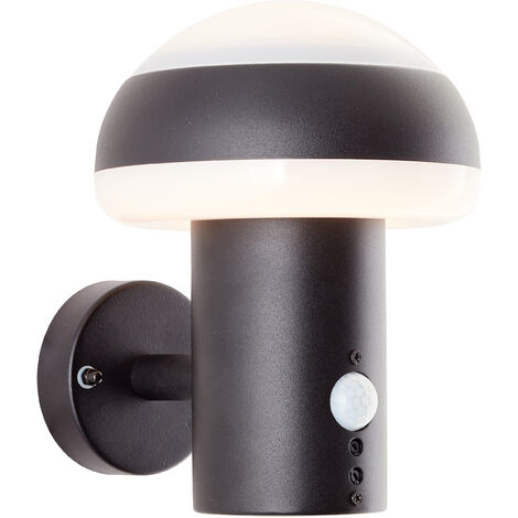 Brilliant Ilton LED Außenwandleuchte sand schwarz, Edelstahl/Kunststoff, 1x  LED integriert, 9 W , (Lichtstrom: 1100lm, Lichtfarbe:
