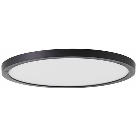 1x 16W LED LED BRILLIANT schwarz/weiß 25cm 2100lm, (Lichtstrom: integriert, integriert, LED Deckenaufbau-Paneel Tuco