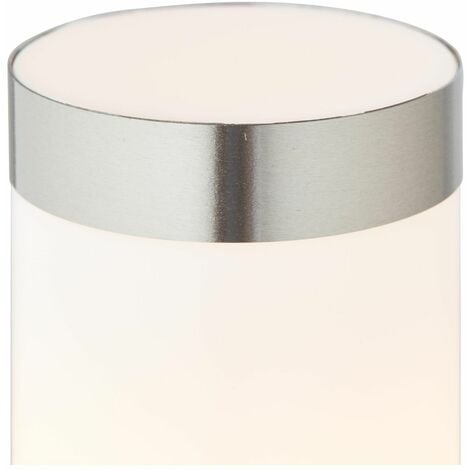 BRILLIANT Lampe, Leigh Außensockelleuchte 50cm Bewegungsmelder edelstahl, 1x  A60, E27, 11W, IP-Schutzart: 44 - spritzwassergeschützt