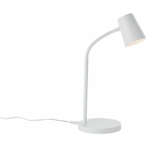 weiß LED Lichtfarbe: Induktionsladeschale LED 780lm, BRILLIANT (Lichtstrom: integriert, 1x 5.5W integriert, Illa Tischleuchte LED
