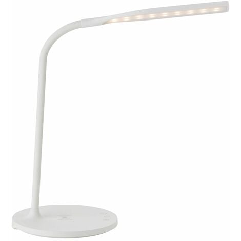 BRILLIANT Lampe, Joni LED Tischleuchte mit Induktionsladeschale weiß, 1x LED  integriert, 4.5W LED integriert, (326lm,