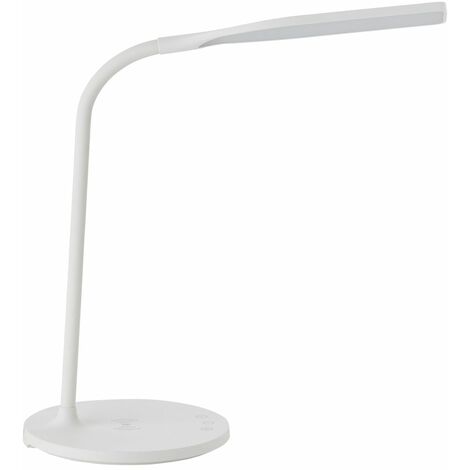 BRILLIANT Lampe, Joni weiß, LED 1x Tischleuchte mit (326lm, LED Induktionsladeschale integriert, integriert, 4.5W LED