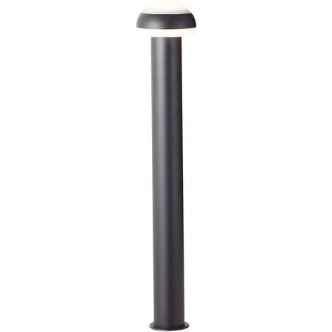 Brilliant Ilton W (Lichtstrom: Edelstahl/ integriert, Außenstandleuchte sand 1x , LED 1100lm, 9 LED schwarz, Kunststoff, 80cm