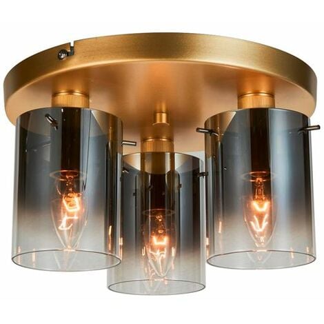 (2660lm, BRILLIANT 100x25cm und Lampe, Icarus 2700-6200K), LED Deckenleuchte sand/schwarz, Metall/Kunststoff, A integriert, LED Wand- 38W 1x