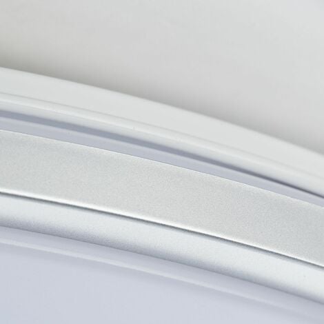 Wand- Jamil 3000- BRILLIANT integriert, Lampe weiß/silber und 48cm (4800lm, Deckenleuchte 1x LED 60W LED