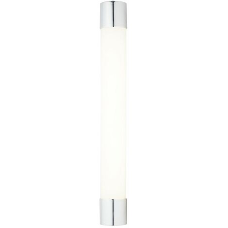 Horace Wandleuchte BRILLIANT integriert, 1x LED (1300lm, Steckdose weiß/chrom 10W LED 4000K) Lampe IP-Schutzart: