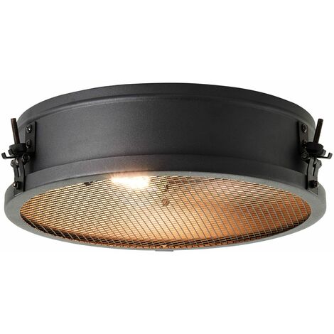 BRILLIANT Lampe Bogart Spotrohr 3flg grau Beton 3x D45, E14, 25W, geeignet  für Tropfenlampen (nicht enthalten) Köpfe schwenkbar
