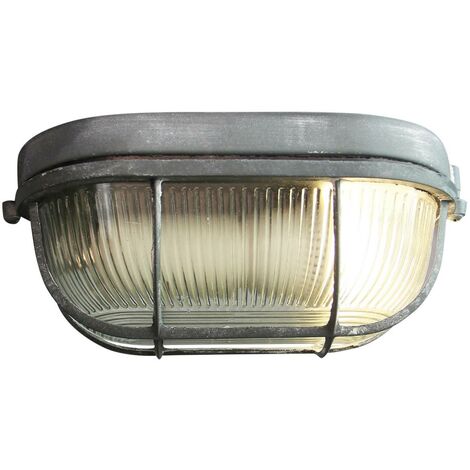 BRILLIANT Lampe geeignet 40W, Deckenleuchte E27, Beton Bobbi und grau ( A60, Wand- 21cm Normallampen für 1x