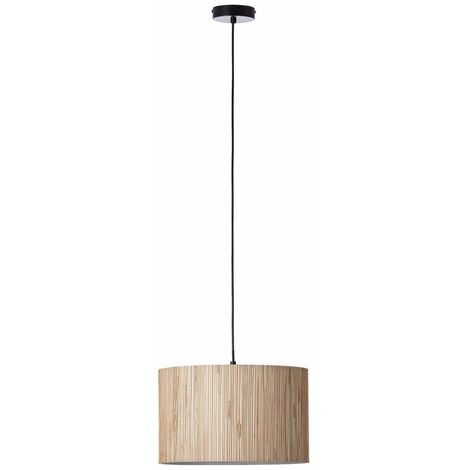 BRILLIANT Lampe, Wimea Pendelleuchte 35cm natur, 1x A60, E27, 52W, Kabel  kürzbar / in der Höhe einstellbar